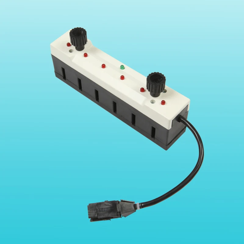 Hvordan styrer den elektriske kasse med kædestop vævens funktion?